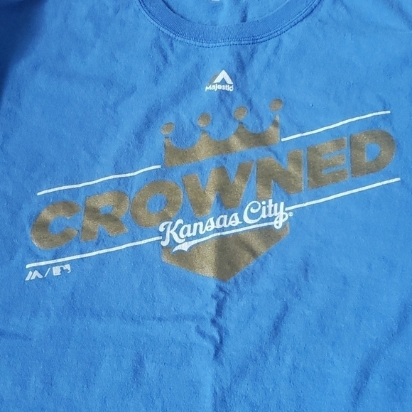 Kansas City Royals blue tee with gold graphics - Picture 2 of 9